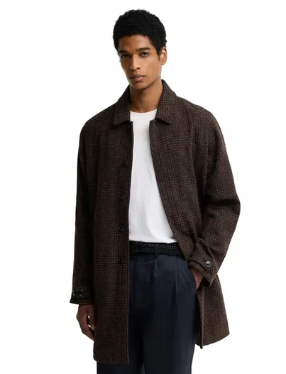 Barbour Barbour wollen overjas bruin