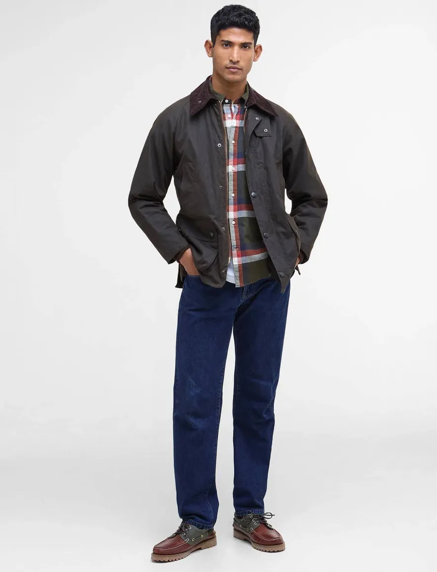 Barbour Bedale wax jas olijfgroen