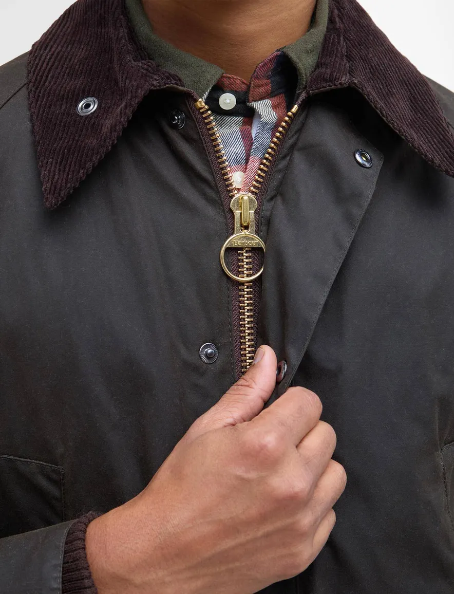 Barbour Bedale wax jas olijfgroen