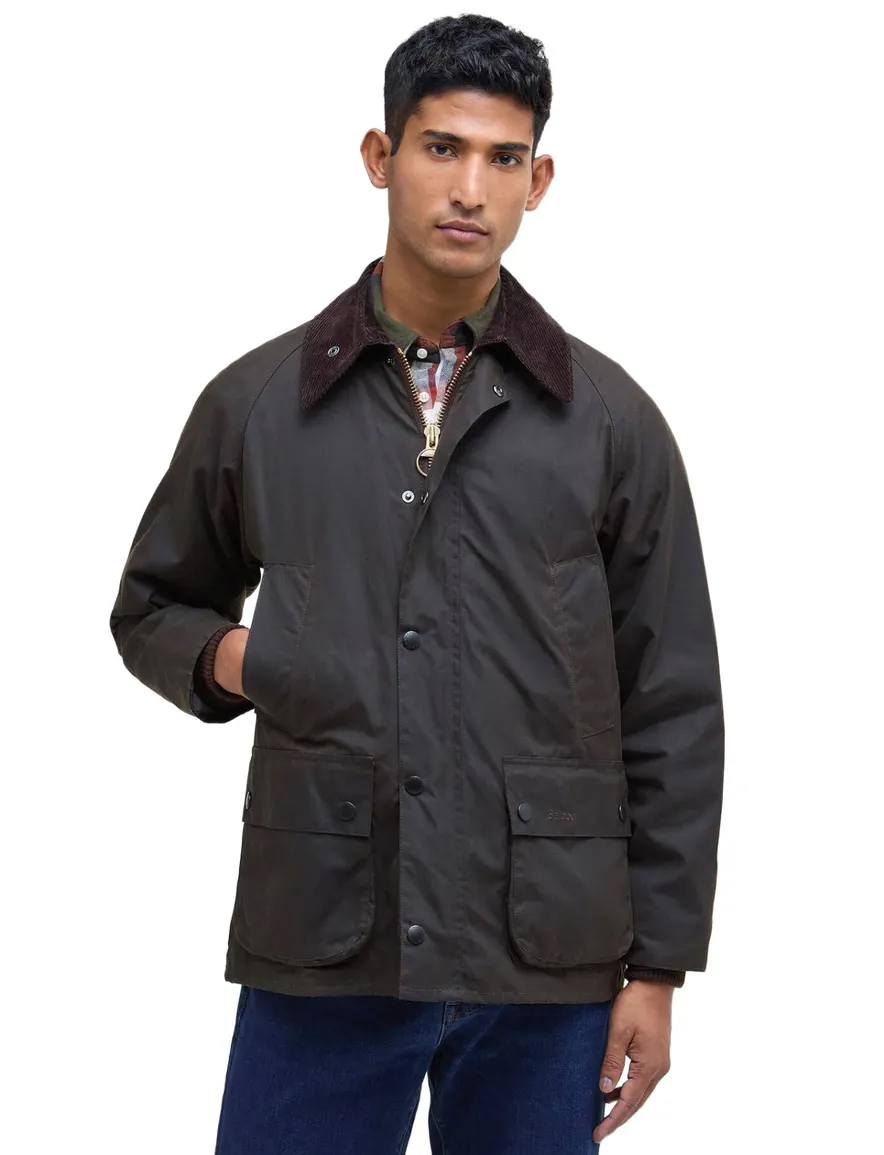 Barbour Bedale wax jas olijfgroen