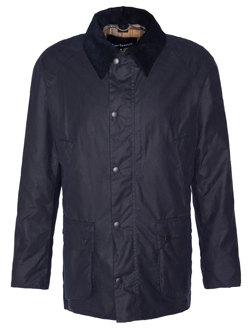 Barbour wax jas donkerblauw waterdicht