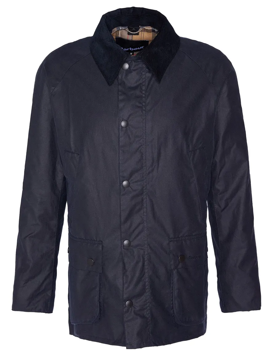 Barbour wax jas donkerblauw waterdicht