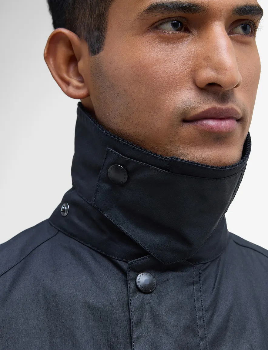Barbour wax jas donkerblauw waterdicht