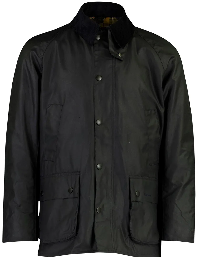 Wax jas Barbour Regular Fit ASHBY donkerblauw