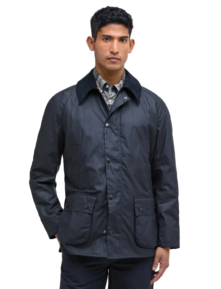 Barbour wax jas donkerblauw waterdicht