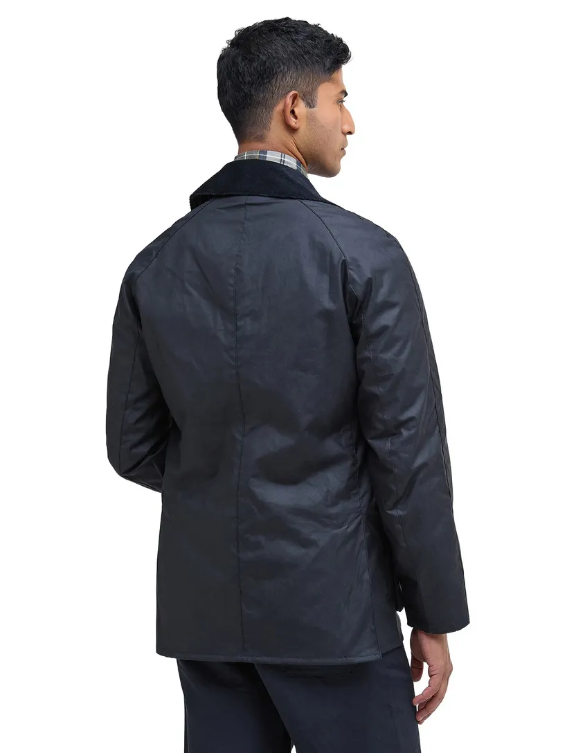 Barbour wax jas donkerblauw waterdicht