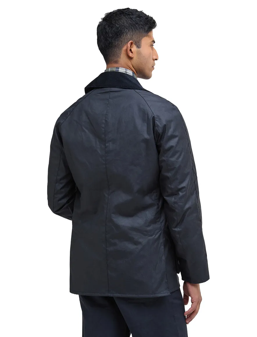 Barbour wax jas donkerblauw waterdicht