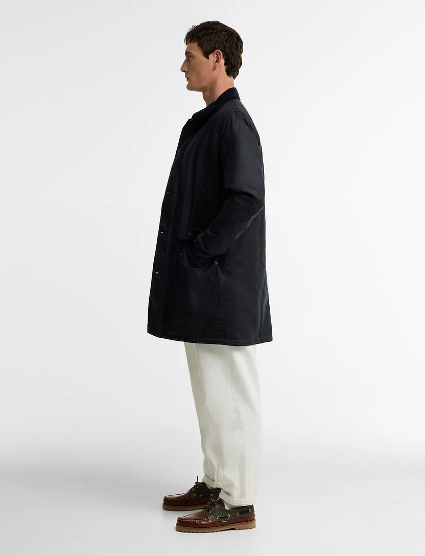 Wax jas Barbour donkerblauw