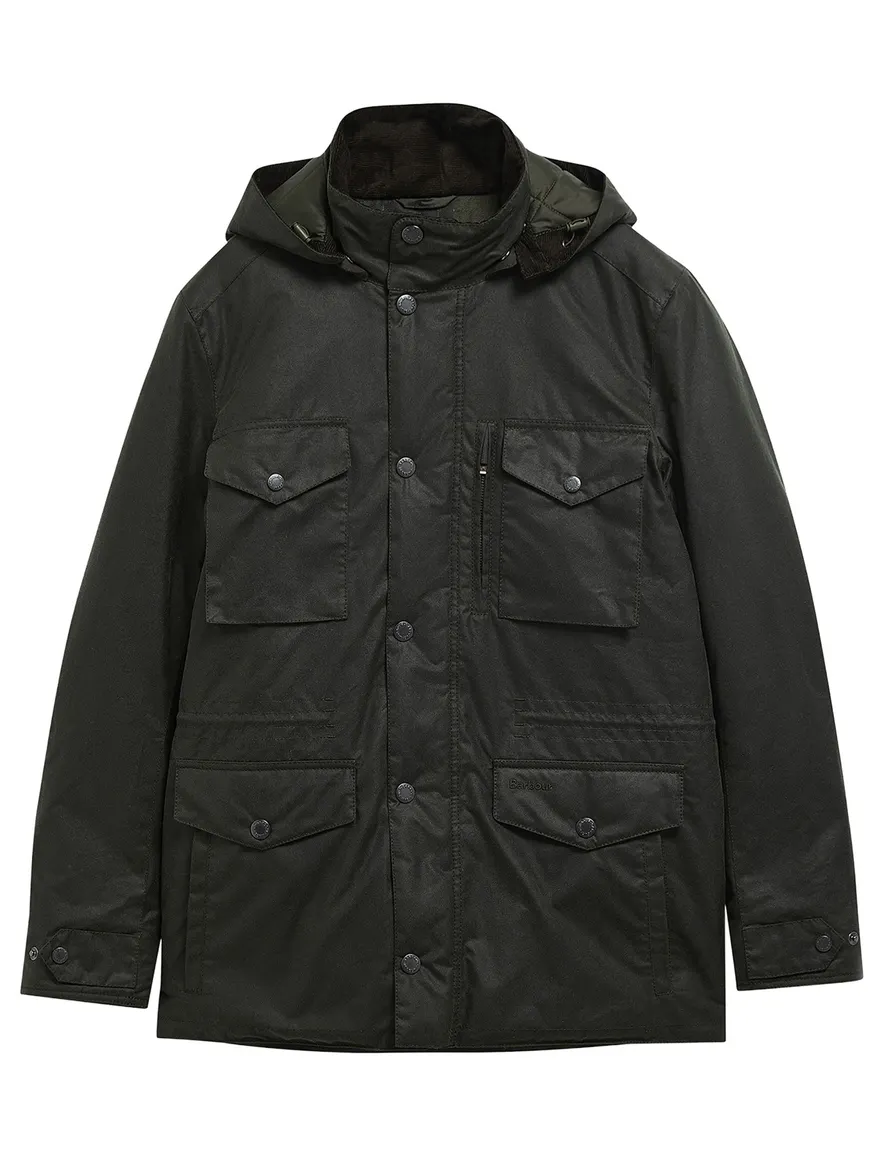 Barbour wax jas donkergroen