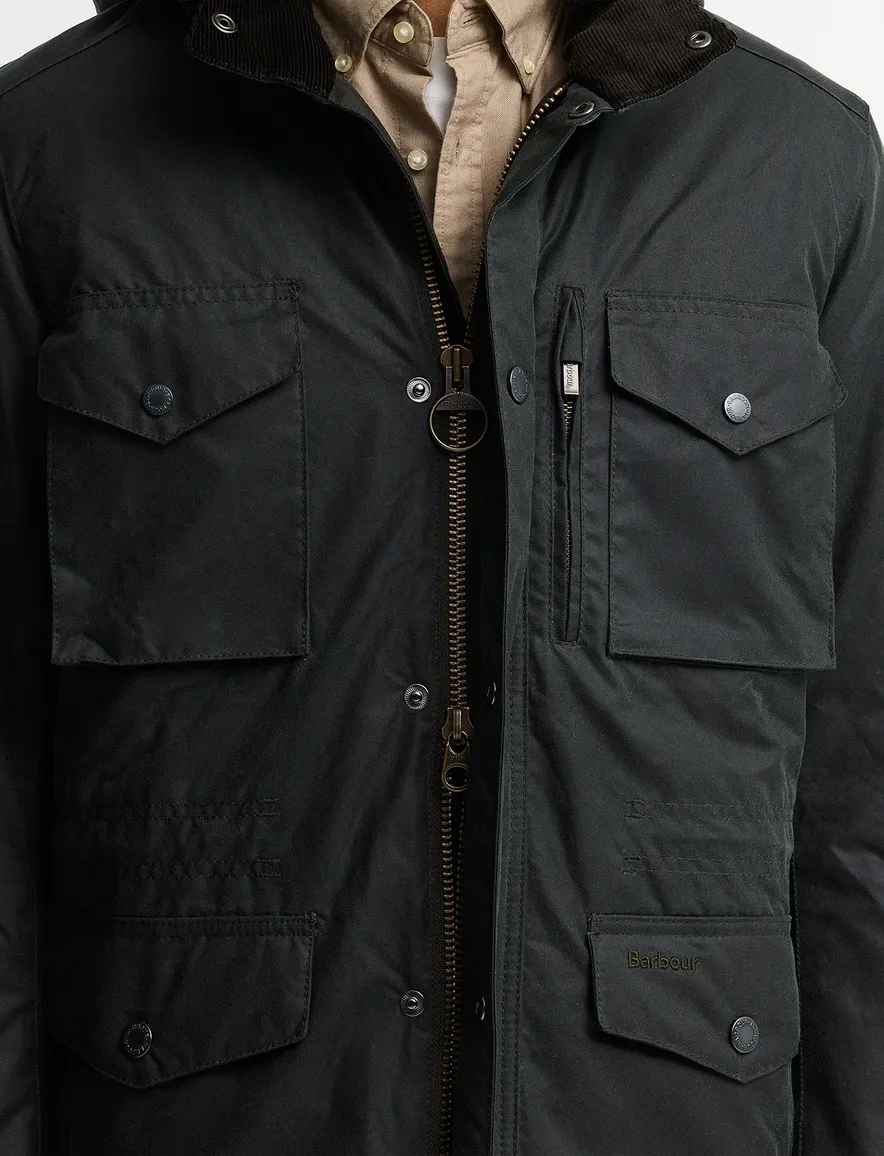 Barbour wax jas donkergroen