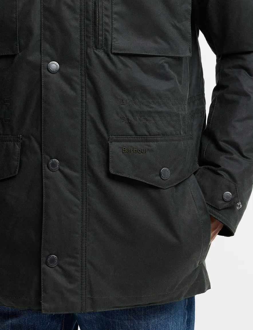 Barbour wax jas donkergroen