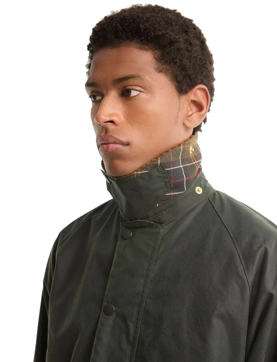 Barbour wax jas groen
