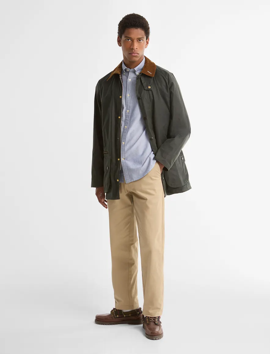 Barbour wax jas groen