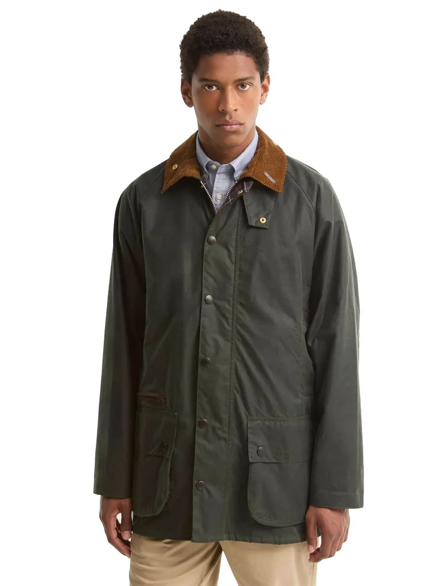 Barbour wax jas groen