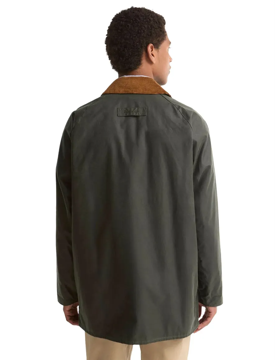 Barbour wax jas groen