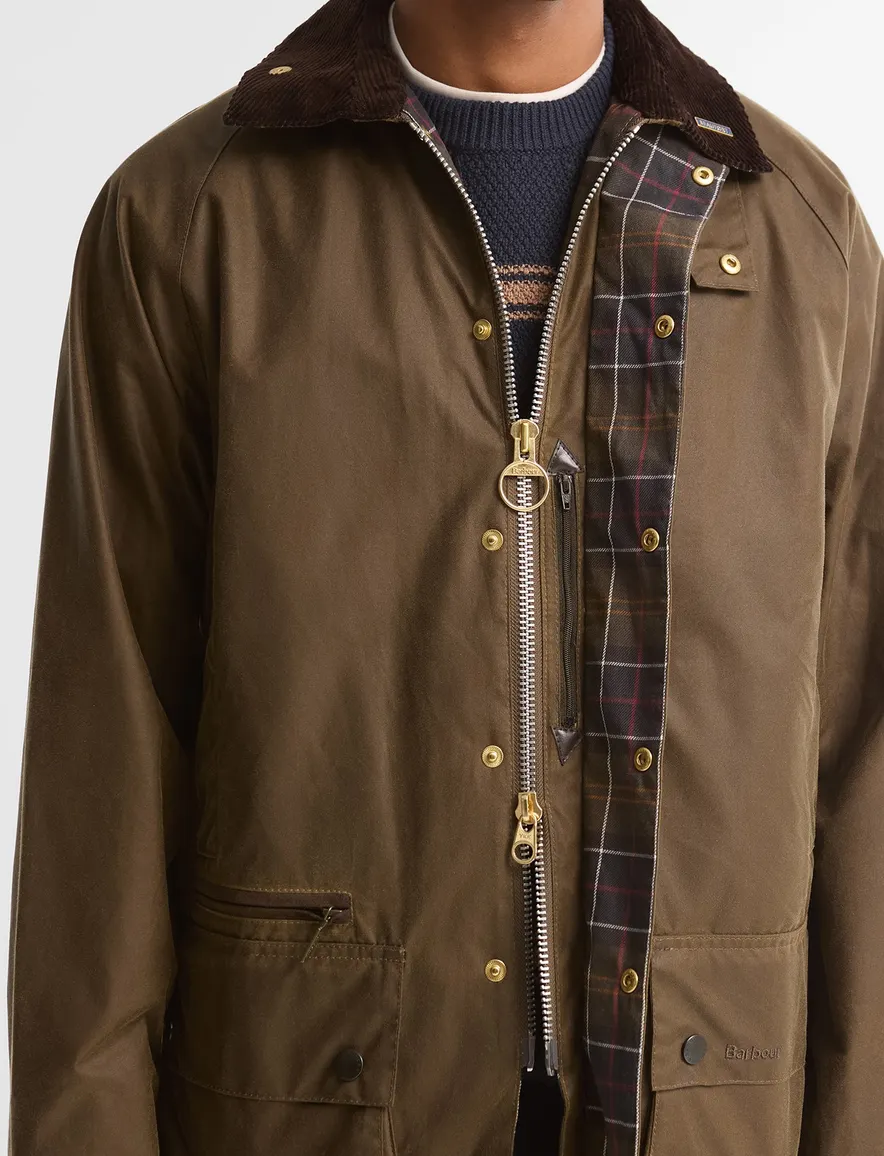 Barbour Beaufort wax jas groen