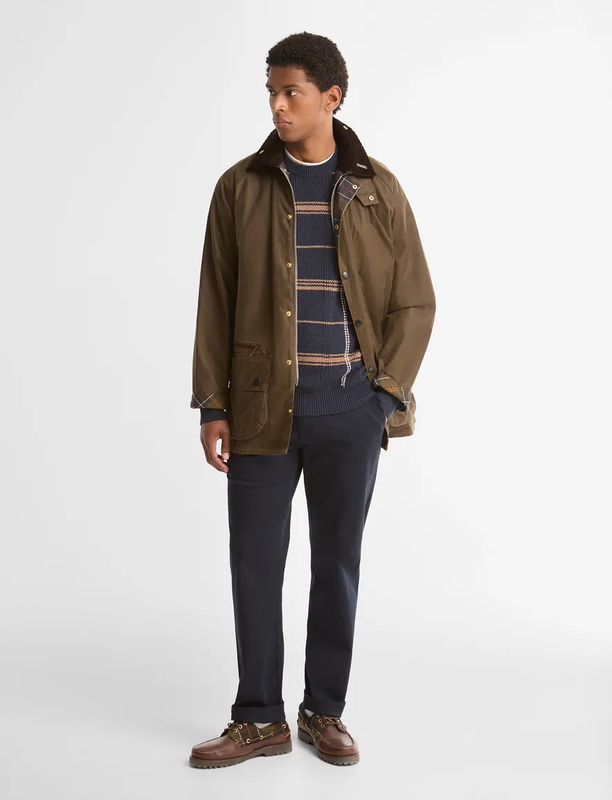 Barbour Beaufort wax jas groen