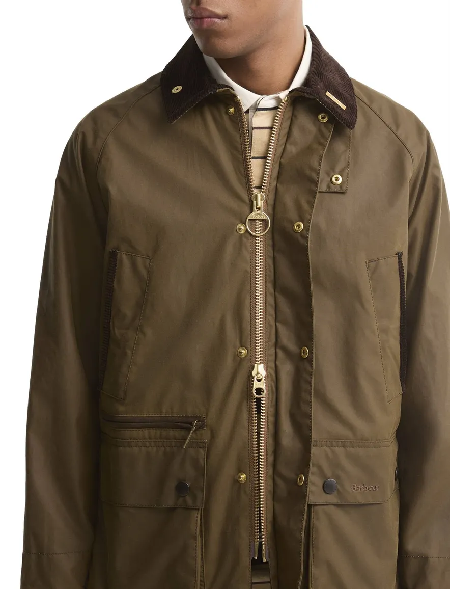 Barbour wax jas bruin
