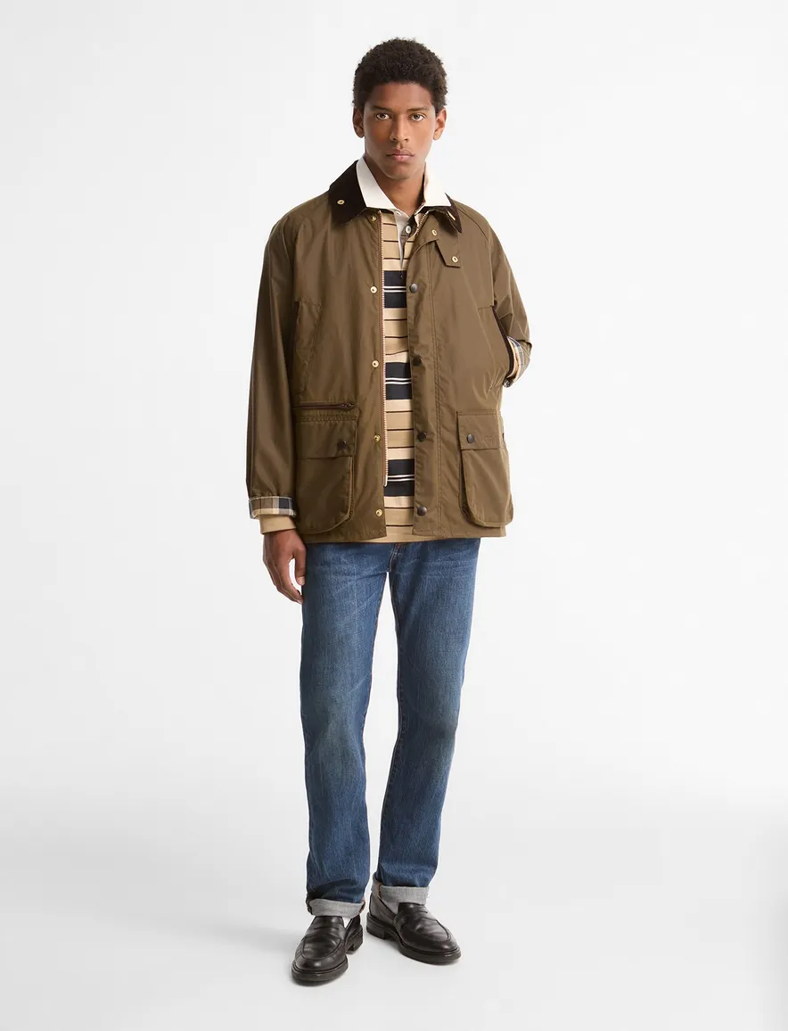 Barbour wax jas bruin