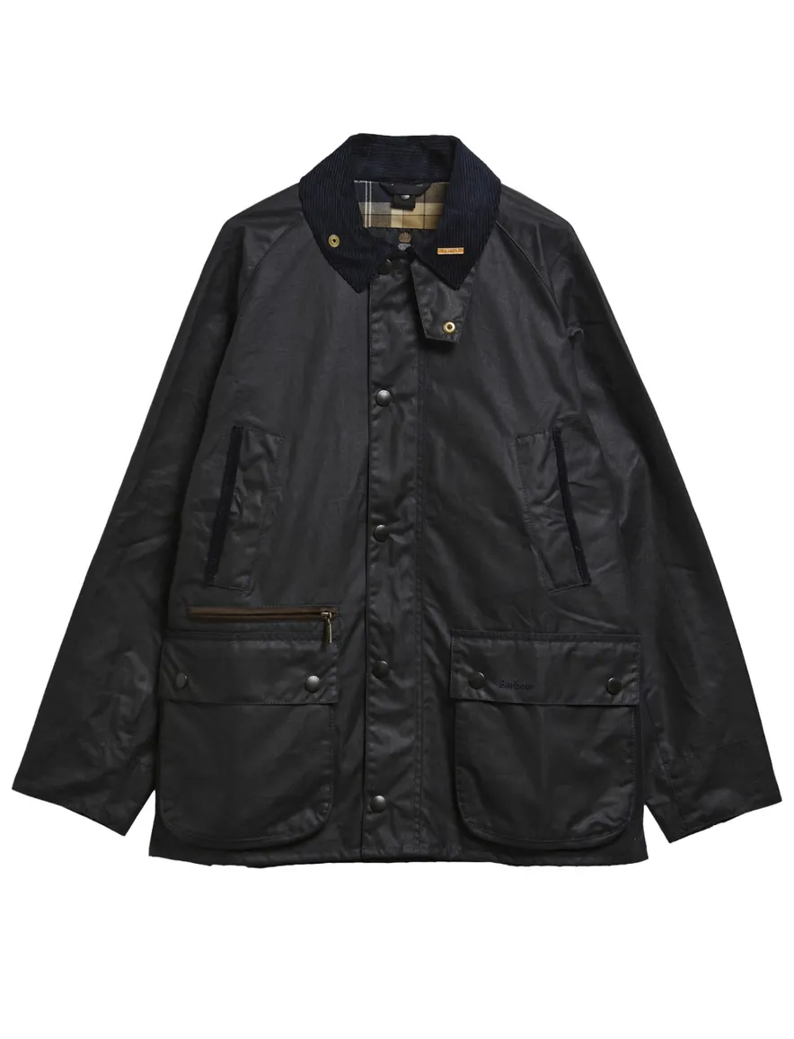 Barbour Bedale wax jas donkerblauw