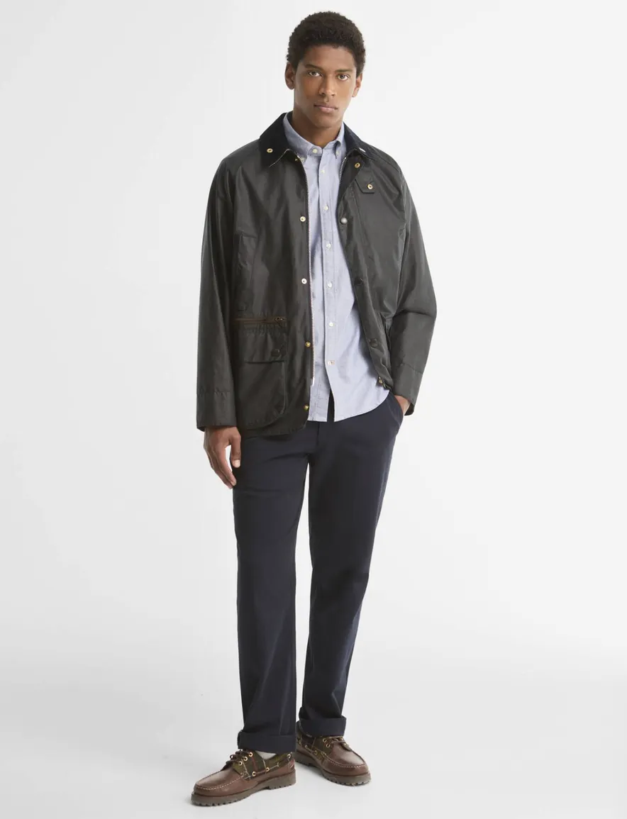 Barbour Bedale wax jas donkerblauw