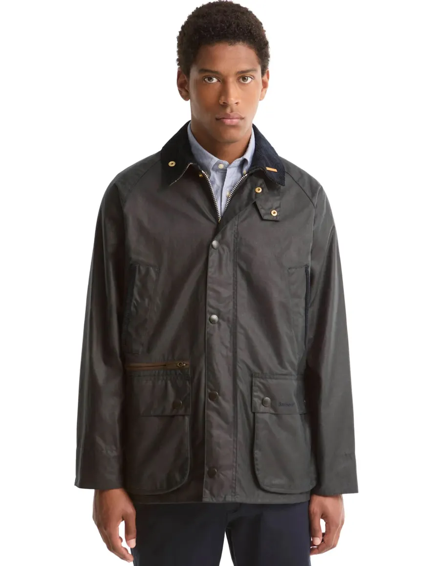 Barbour Bedale wax jas donkerblauw