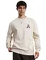 Aeden trui creme backprint oversized