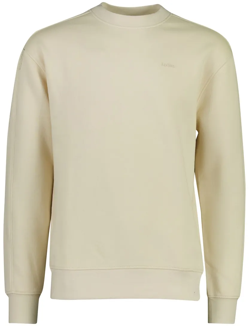 Trui Aeden creme bloemen backprint