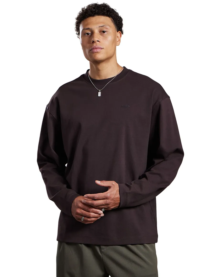 T-shirt Aeden bruin