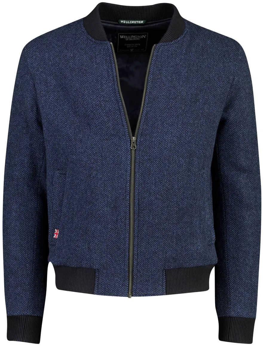 Wellington of Bilmore bomberjack donkerblauw