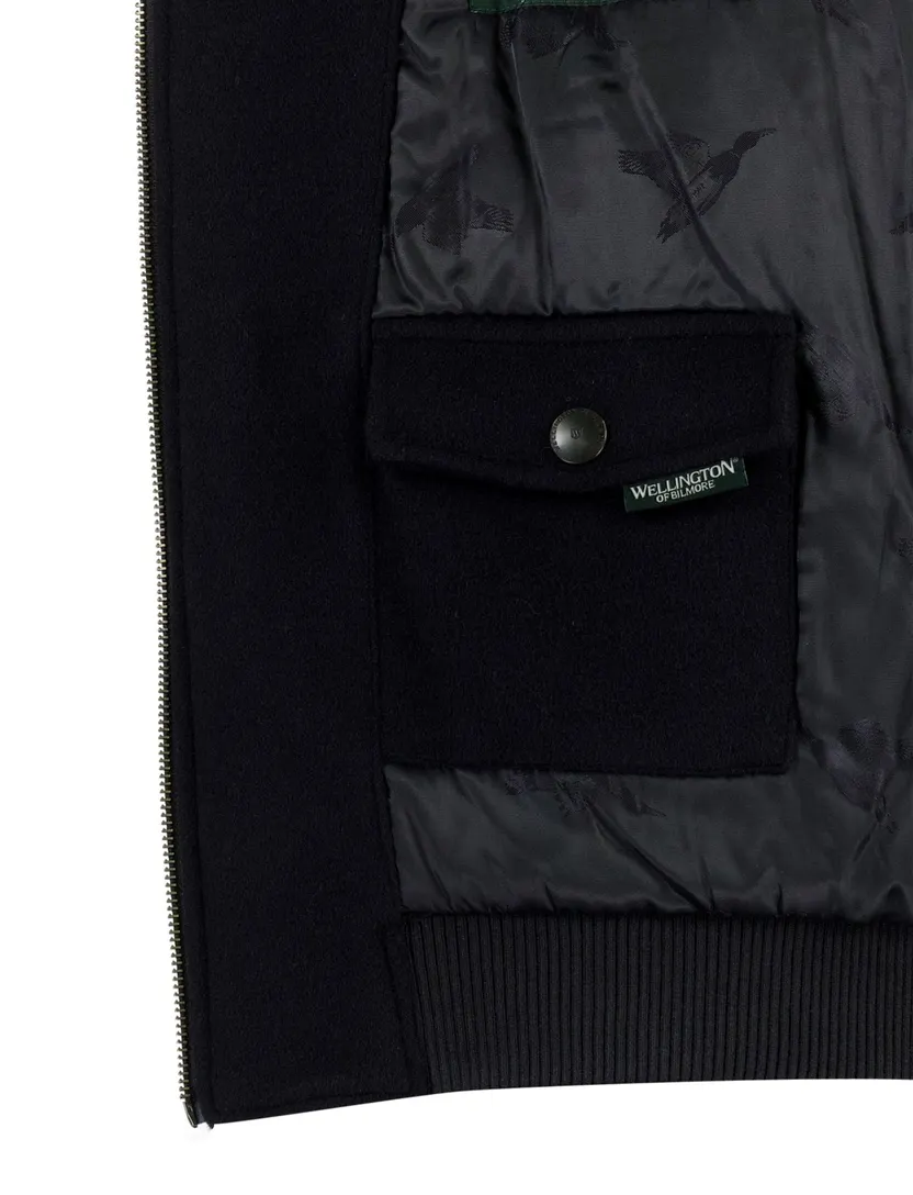 Vest Wellington outdoor donkerblauw LUMBER