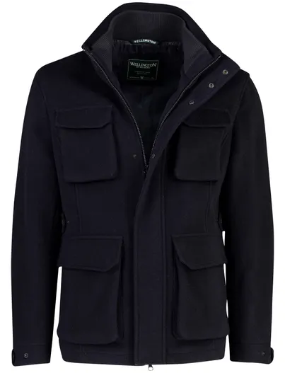 Wellington of Bilmore Wellington of Bilmore overjas navy wol