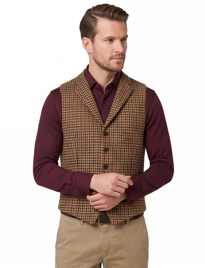 Gilets Wellington of Bilmore bruin wol