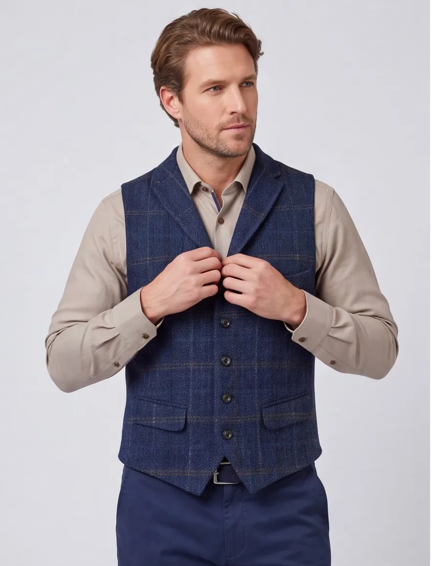Bilmore WALES gilet donkerblauw