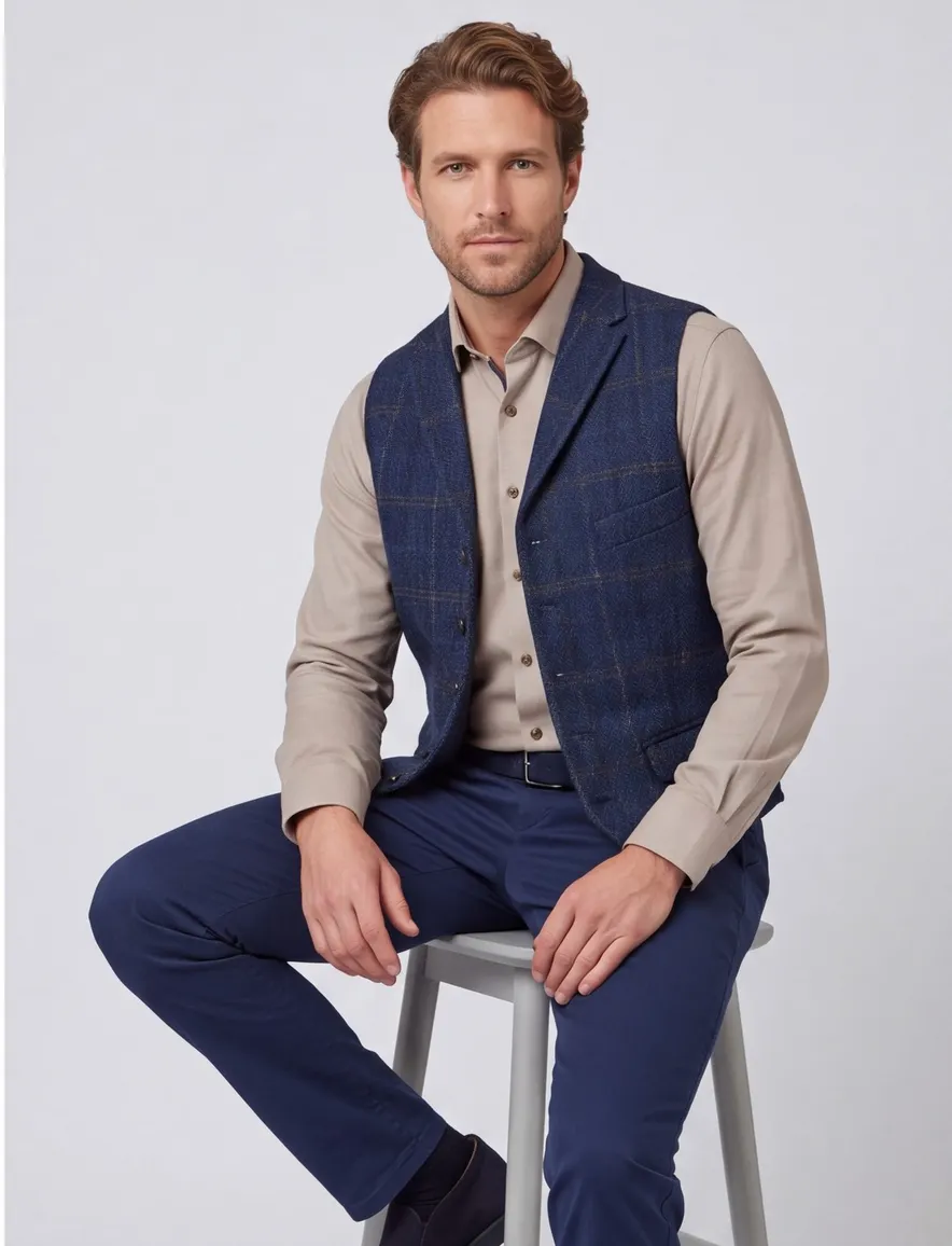 Bilmore WALES gilet donkerblauw