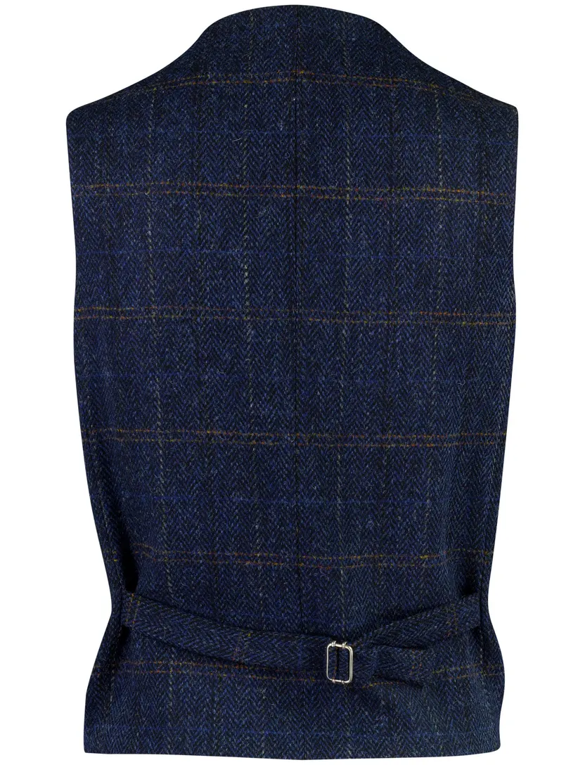 gilet bilmore donkerblauw geruit wales