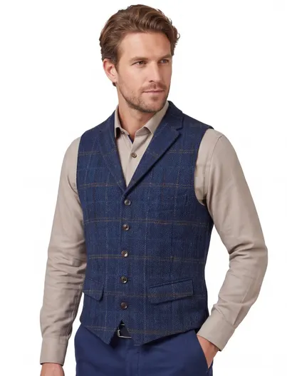 Wellington of Bilmore Bilmore WALES gilet donkerblauw