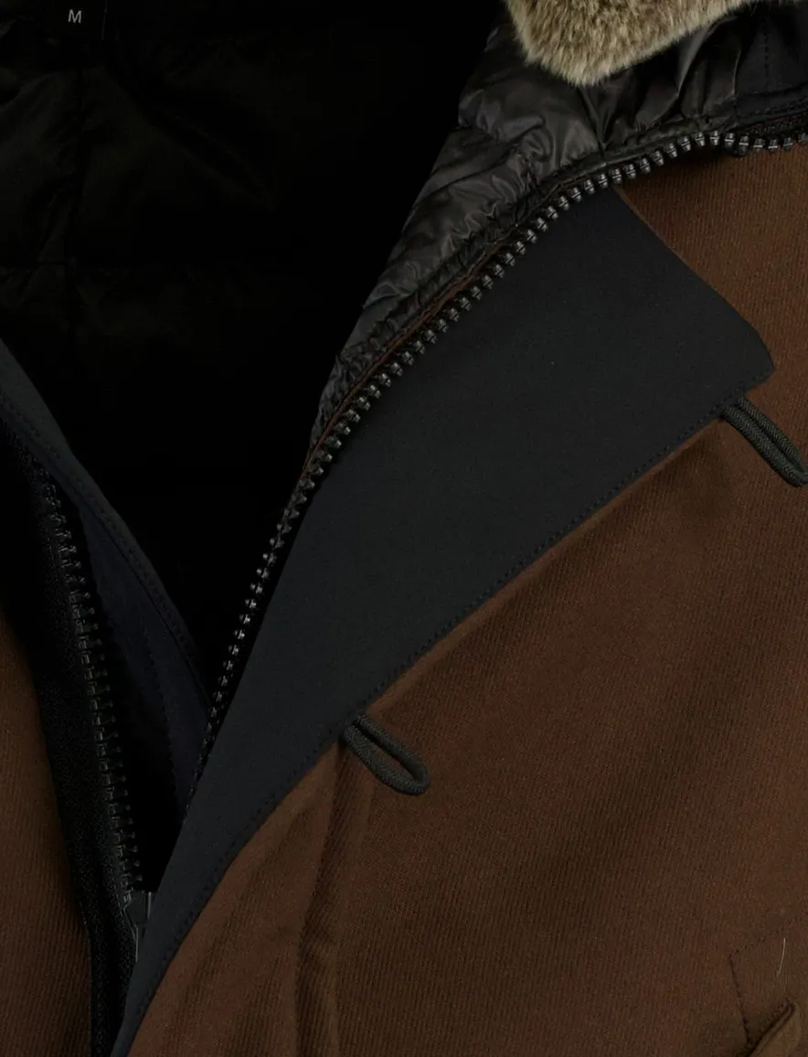 Peuterey overjas bruin warm