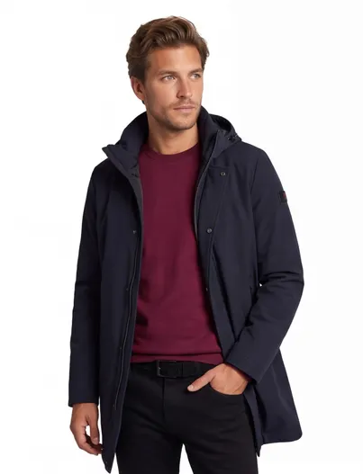 Peuterey Peuterey regenjas donkerblauw