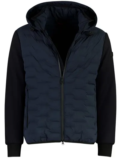 Peuterey Peuterey gewatteerde jas donkerblauw gevoerd