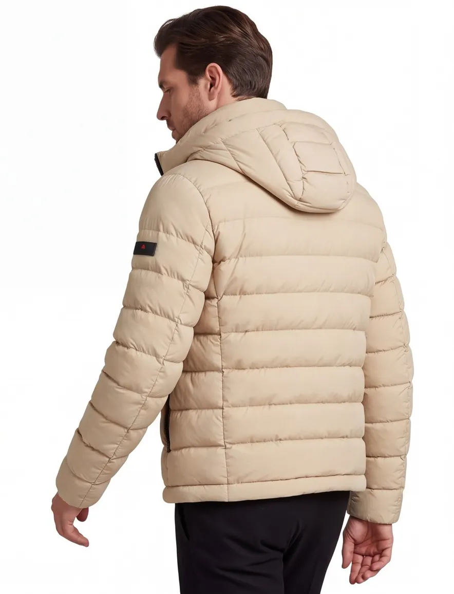 Peuterey gewatteerde jas camel warm