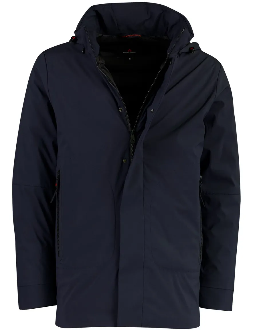Peuterey regenjas donkerblauw waterdicht