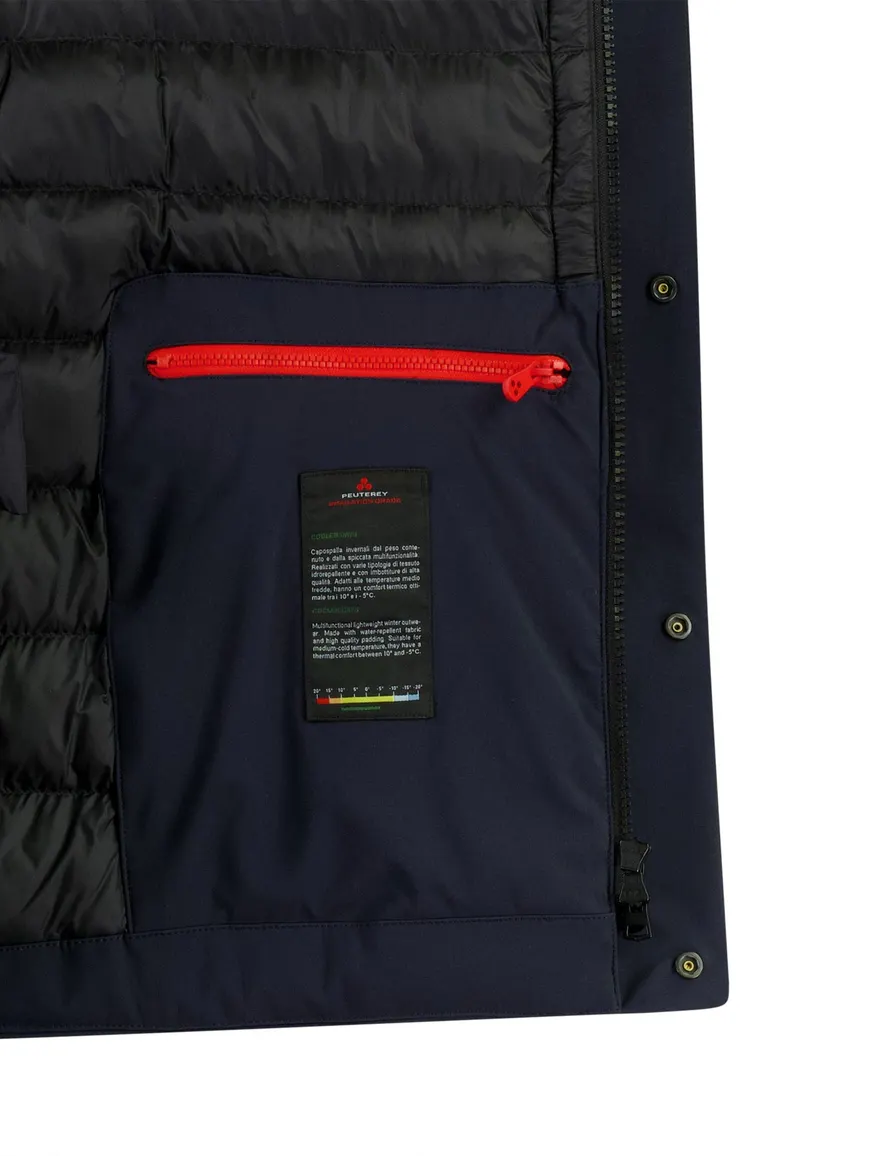 Peuterey regenjas donkerblauw waterdicht