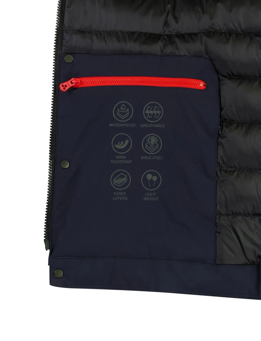 Peuterey regenjas donkerblauw waterdicht