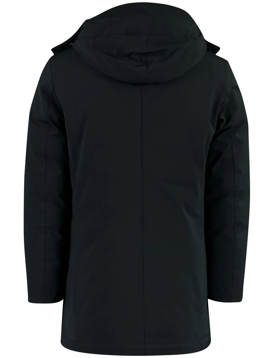 Peuterey overjas donkerblauw gevoerd