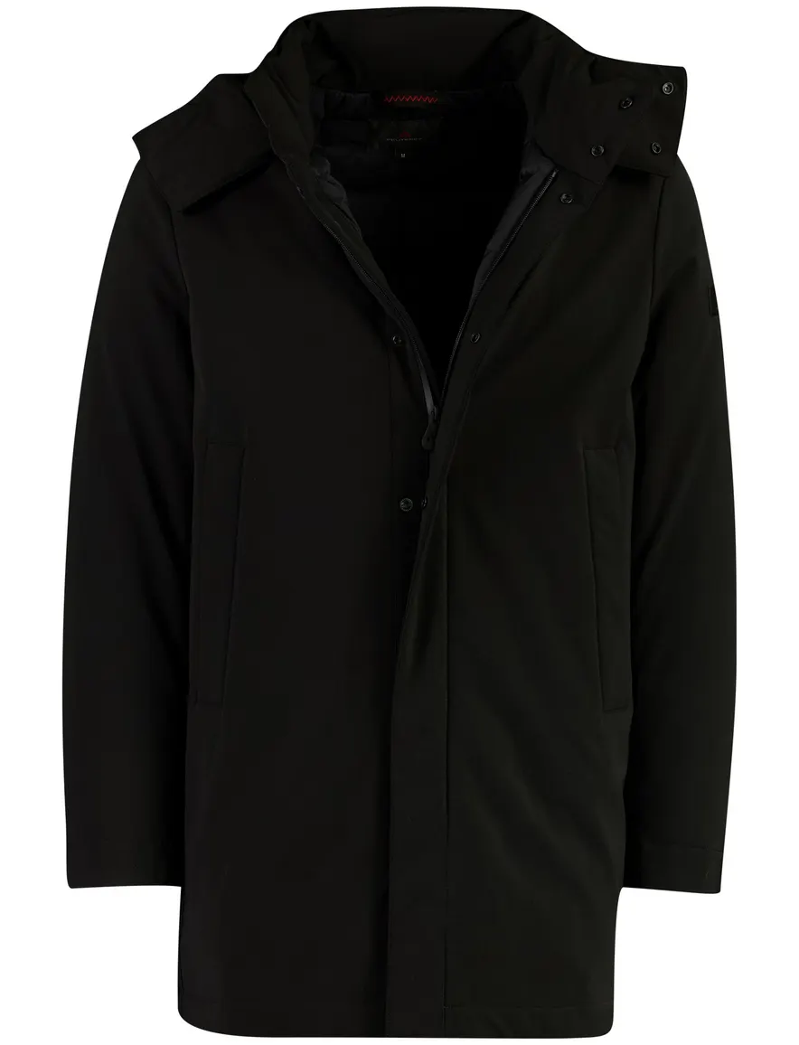 Peuterey overjas zwart polyester