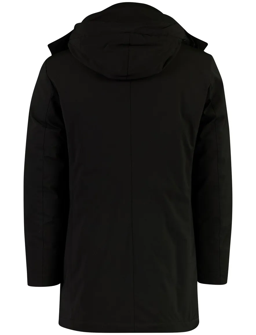 Peuterey overjas zwart polyester