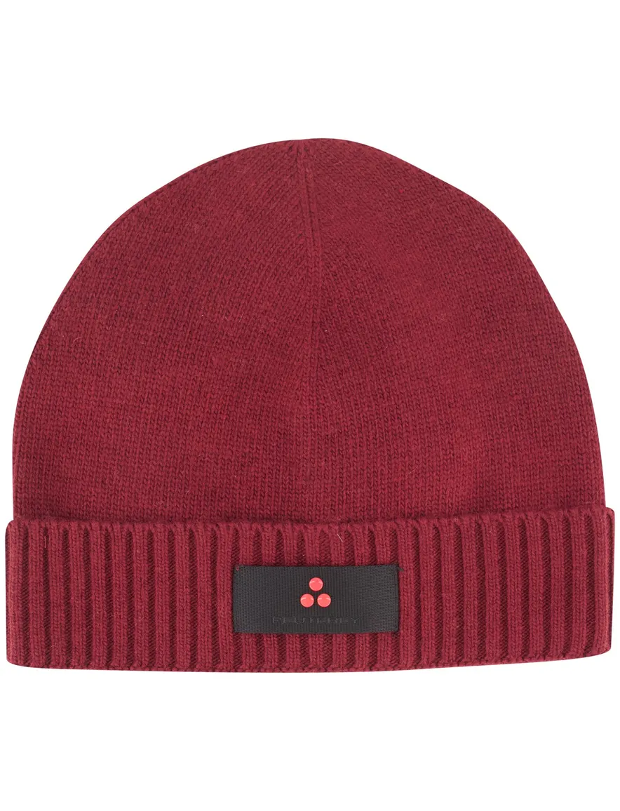 Peuterey muts bordeaux effen