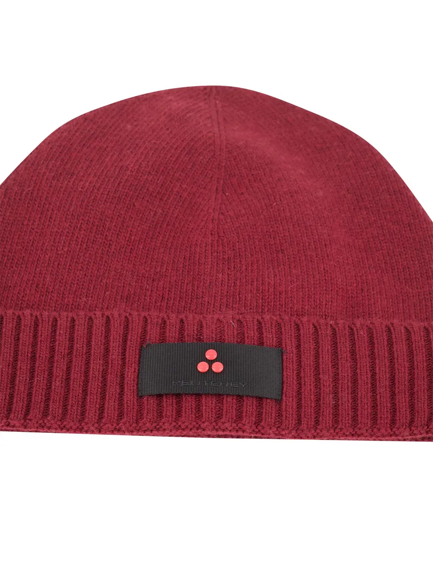 Peuterey muts bordeaux effen