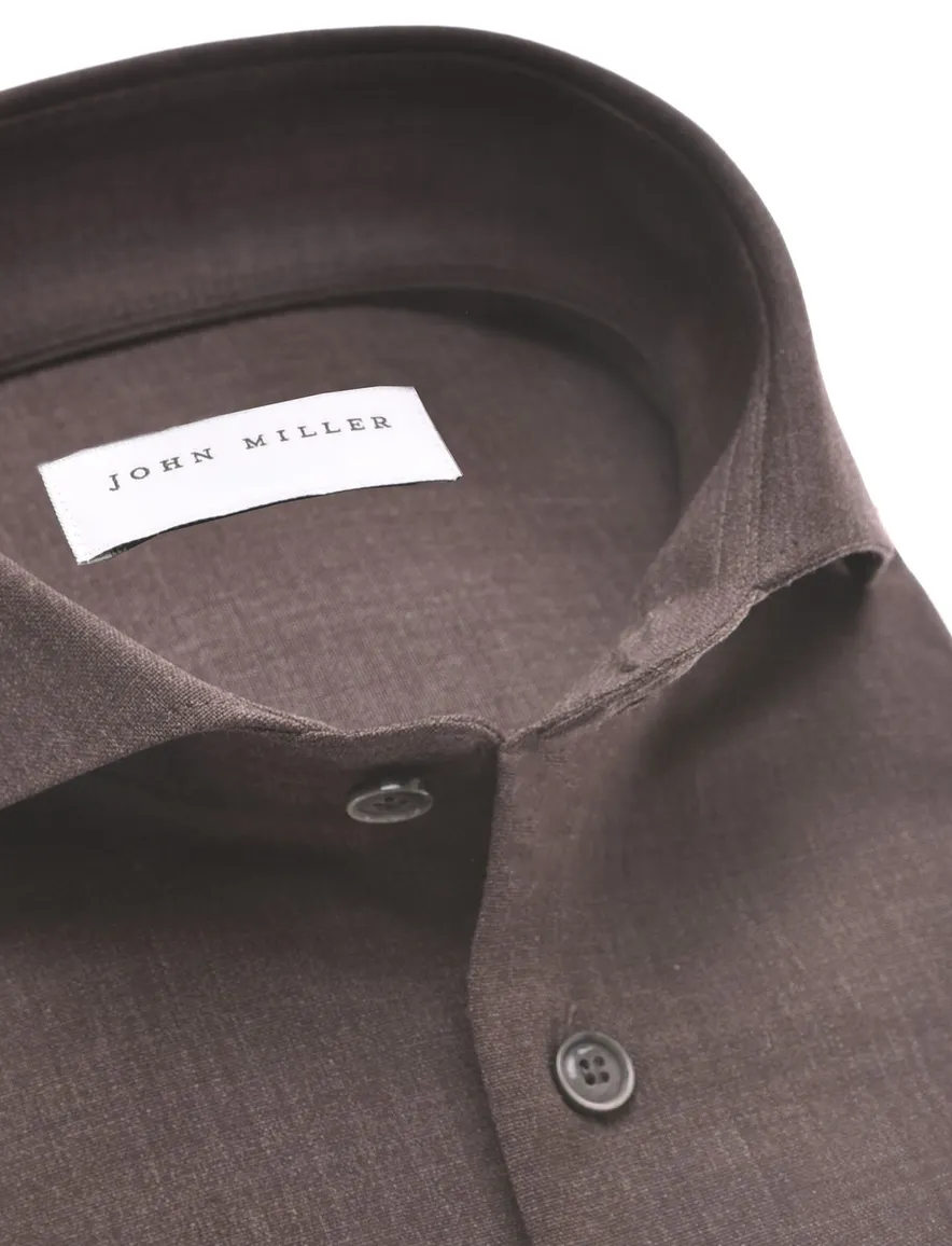 Overhemd John Miller bruin 5142972-68